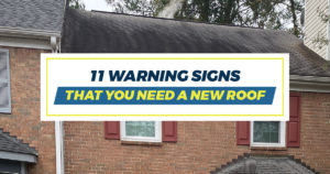 warning signs that you need a new roof